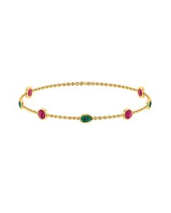 486DA73 | Vaibhav Jewellers 14k Fancy Gold Bracelet 486DA73