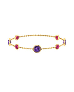 486DA78 | Vaibhav Jewellers 14k Fancy Gold Bracelet 486DA78