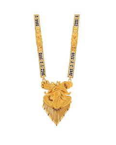 60VH9853 | Vaibhav Jewellers 22K Plain Gold Long Mangalsutra 60VH9853