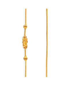 64VP6620 | Vaibhav Jewellers 22K Plain Gold Mopu Chain 64VP6620