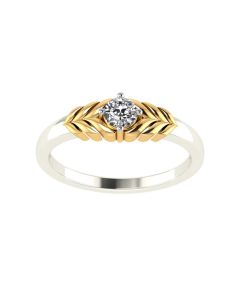 483VA299 | Vaibhav Jewellers 14K Gold Silver Diamond Ring 483VA299