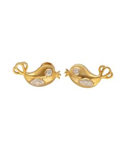 472VG148 | Vaibhav Jewellers 14K Diamond Kids Stud Earrings 472VG148