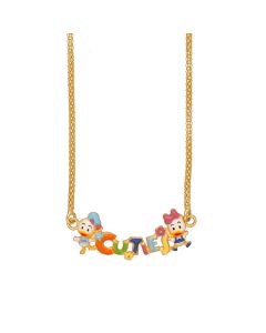 492VA750 | Vaibhav Jewellers  18K Gold Kids Chain Pendant 492VA750
