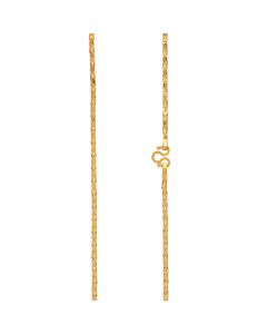 64VP9317 | Vaibhav Jewellers 22K Plain Gold Chain 64VP9317