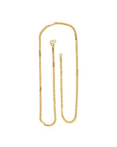 64VR6521 | Vaibhav Jewellers 22K Plain Gold Fancy Short Chain  64VR6521