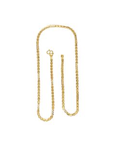 64VR6575 | Vaibhav Jewellers 22K Plain Gold Fancy Short Chain  64VR6575