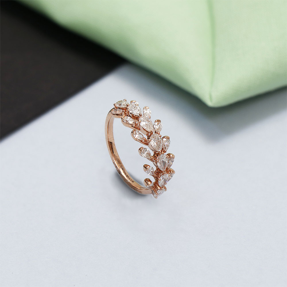 Vaibhav Jewellers 18K Diamond Fancy Ring 148VU3980_2