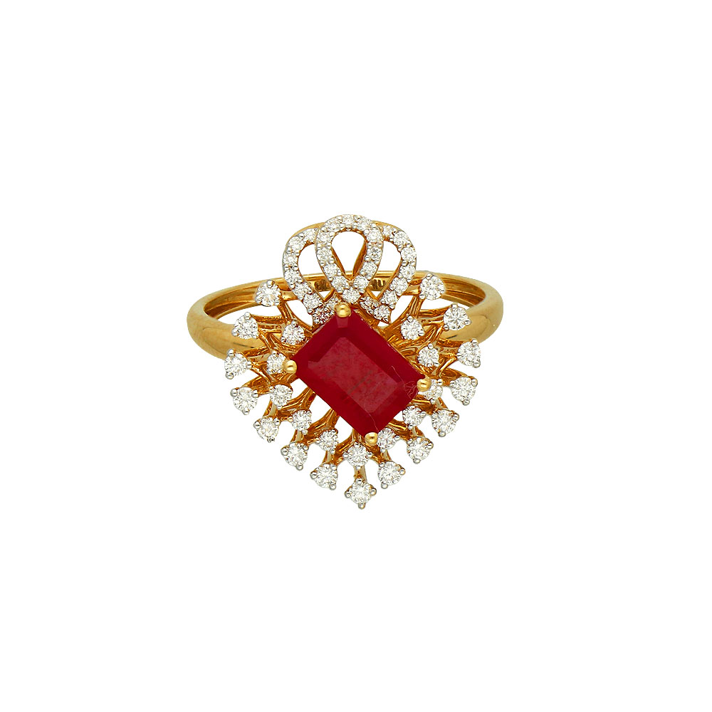 Vaibhav Jewellers 18K Diamond Fancy Ring 148VU4070_1