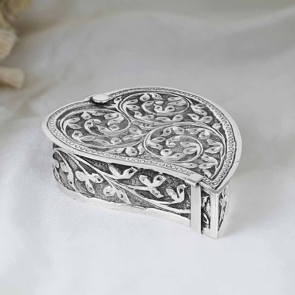 Antique Sterling Ring Box For Sale at 1stDibs | antique silver ring box