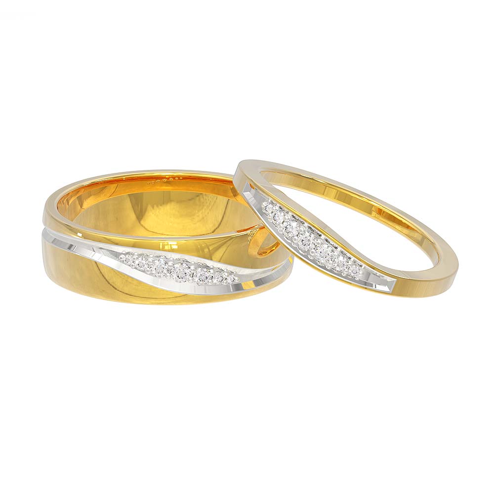 Buy 18K Diamond Fancy Couple Rings 148DG9484-148DG9500 Online from Vaibhav  Jewellers
