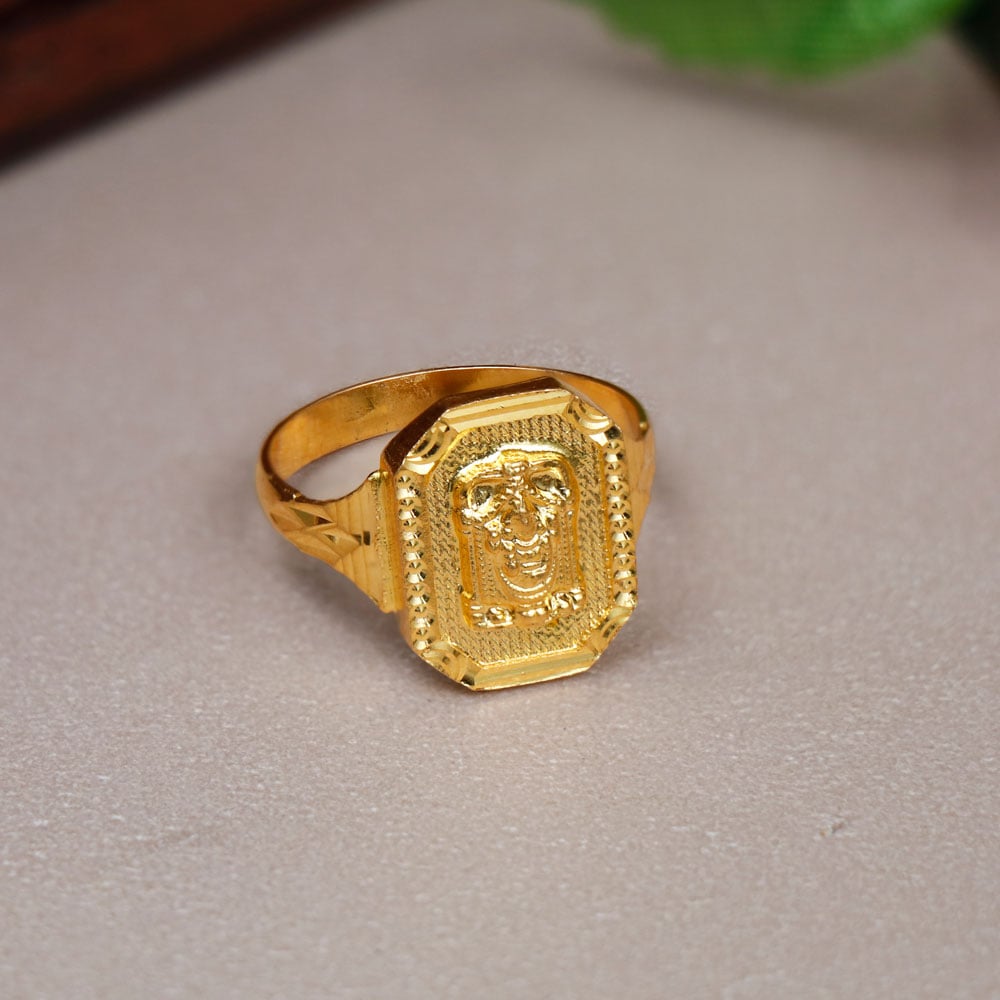 22k Gold Balaji Ring | Raj Jewels
