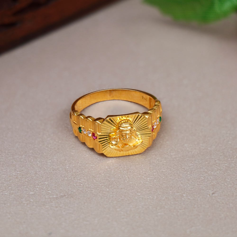 Buy Vaibhav Jewellers 22k Signity Gold Ring 96VI4445 Online from Vaibhav  Jewellers