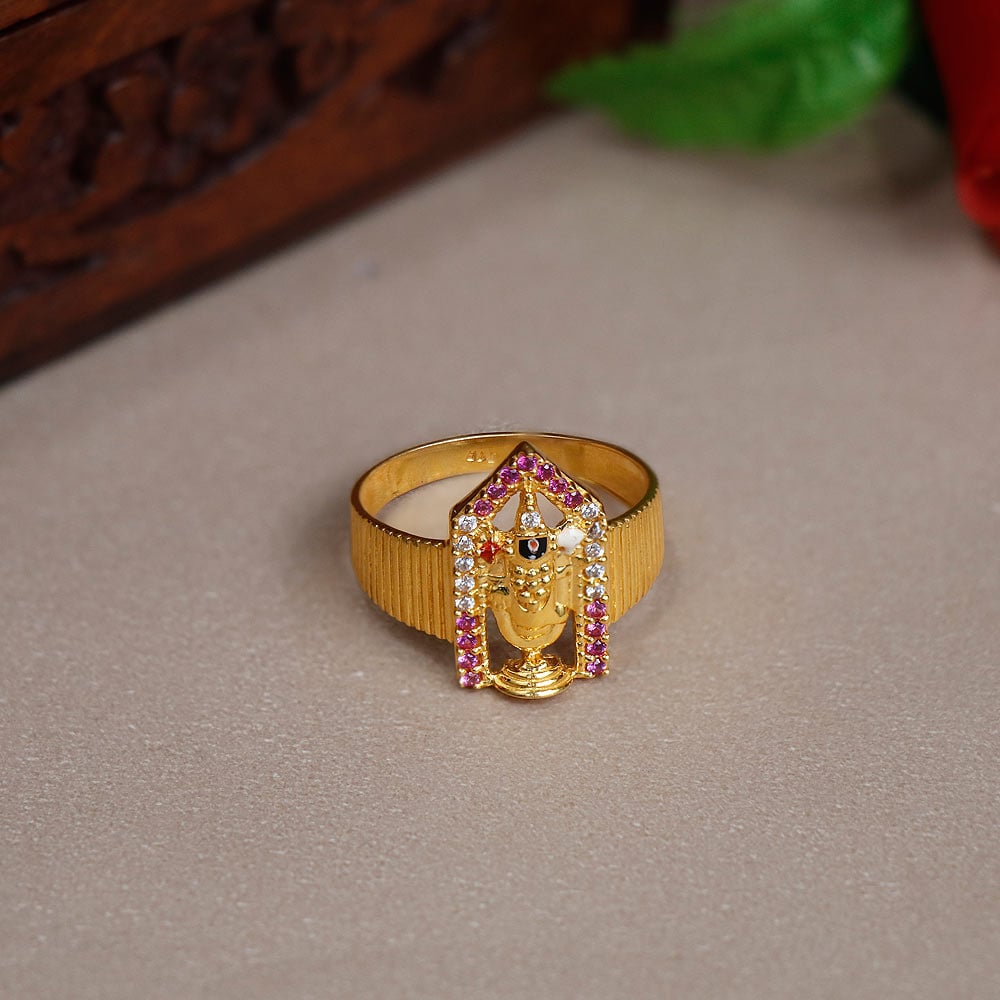 Tirupati balaji 3D ring model using Jewlery designer. - Cad Wala