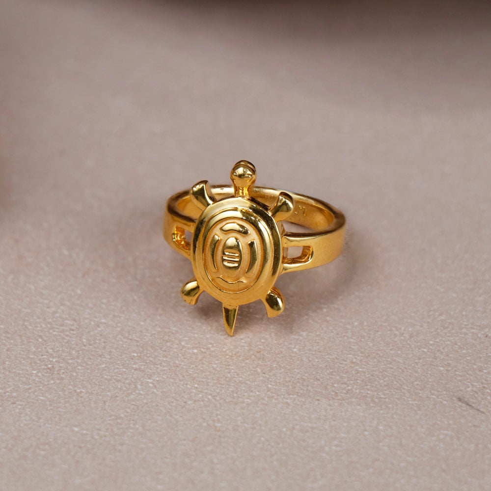 24K gold plating animal turtle ring| Alibaba.com