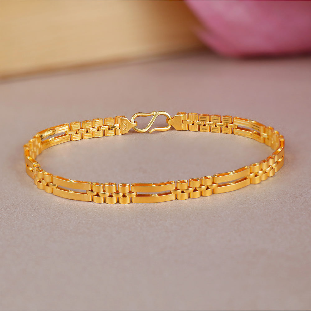 Solid 10K Gold Man Cuban Curb Bracelet. Gents 10K Solid Yellow Gold Bracelet.  Trending Gents Gold Bracelt. - Etsy