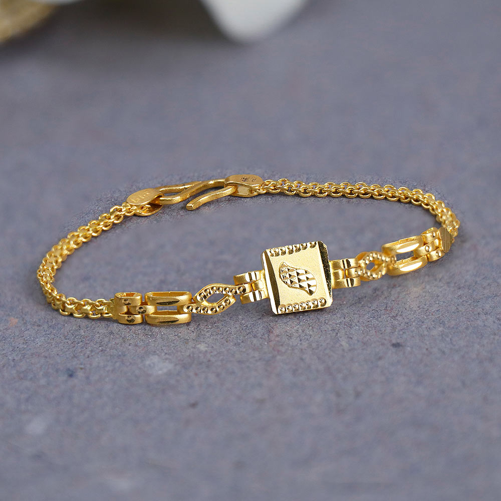 Baby ID Bracelet Cuban Link/ 18K Gold Filled Bracelets Children / Kids  Jewelry / Best Seller – primejewelry269