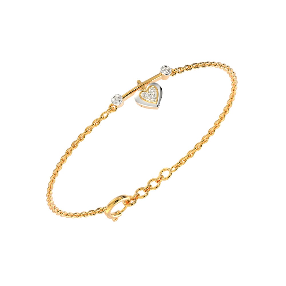 CZ HAND-CHAIN - The Littl A$129.99 A$129.99 14k Rose Gold 14k Yellow Gold  Bridal (Jewellery Only)