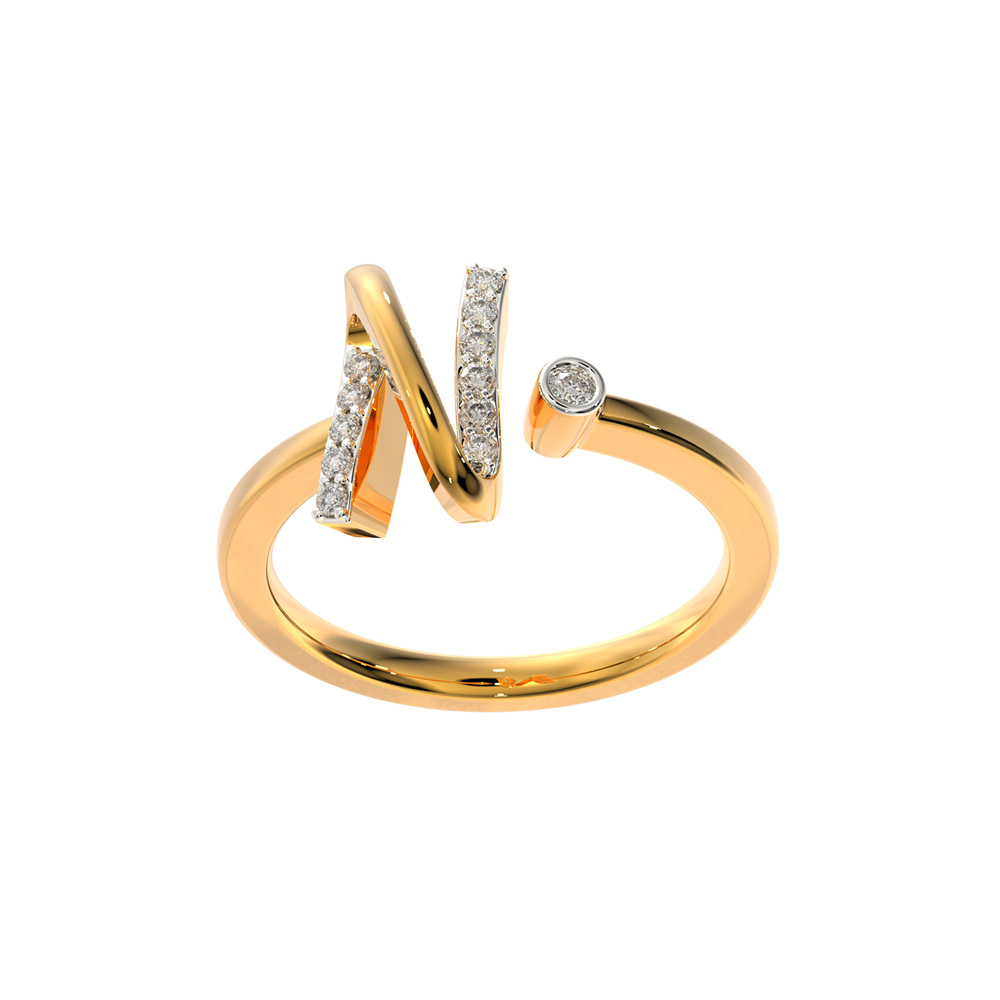 Buy Sukai Jewels Heart Initial 'U' Rhodium Plated Alphabet Ring For Women  and Girls Online at Low Prices in India - Paytmmall.com