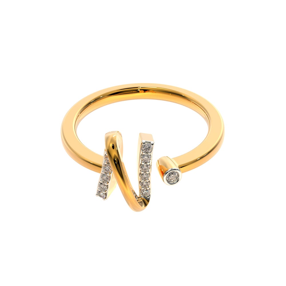N' Initial Diamond Ring | Dunkin's Diamonds