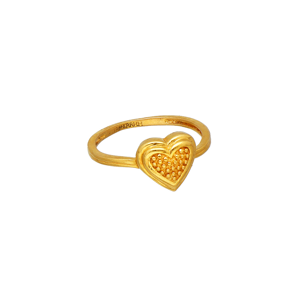 22kt gold casting heart design ladies ring 97vl7161 97vl7161