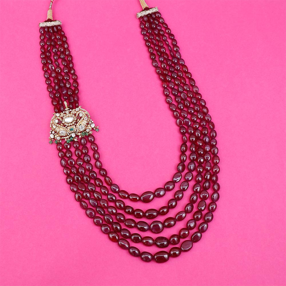 Amazon.com: 1 Strand Natural Ruby Corundum Faceted Rondelle 6-10.5mm Beads  Necklace,Adjustable 16