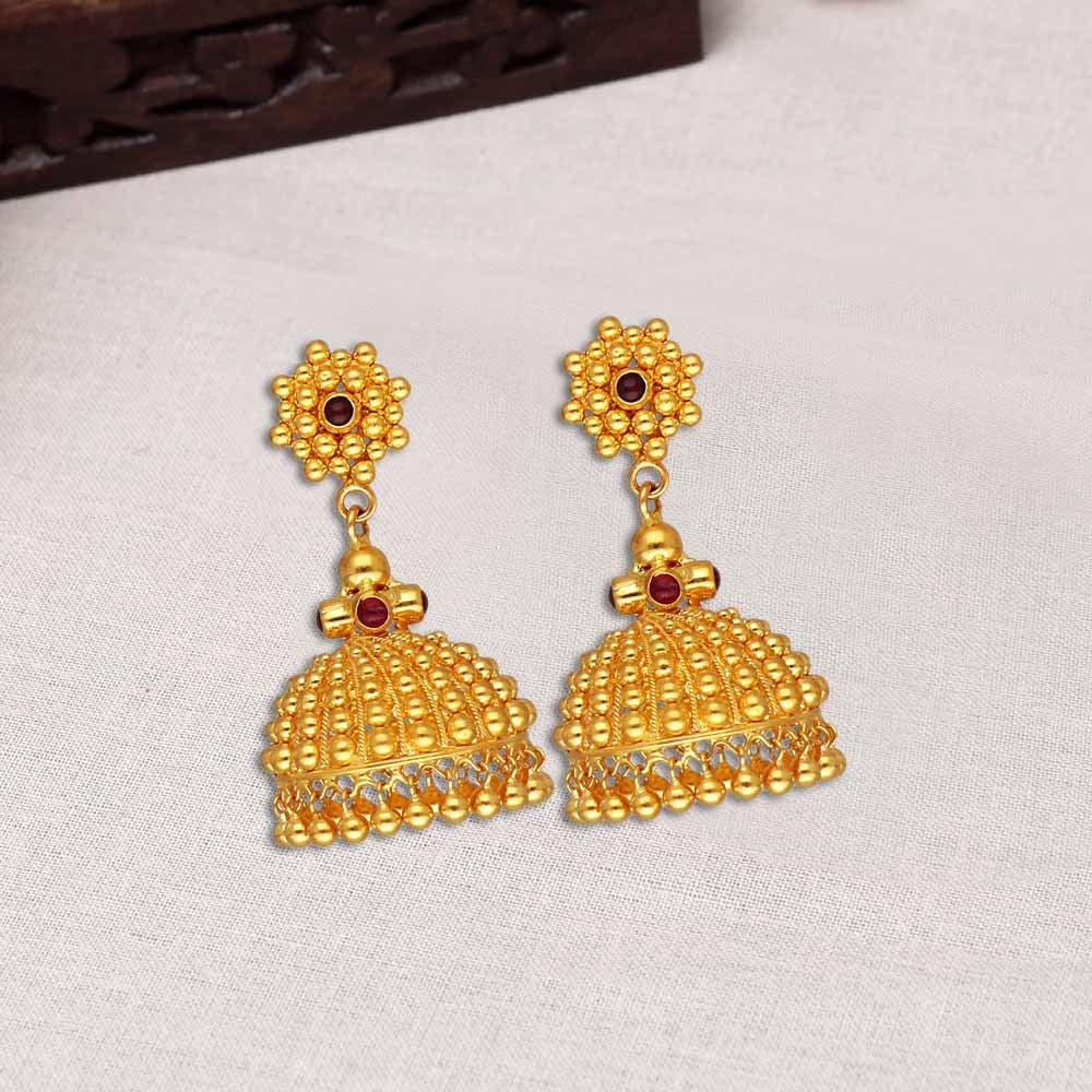 Buy 916 Gold Kids Earring Jhumkas Kj3 Online | P S Jewellery - JewelFlix
