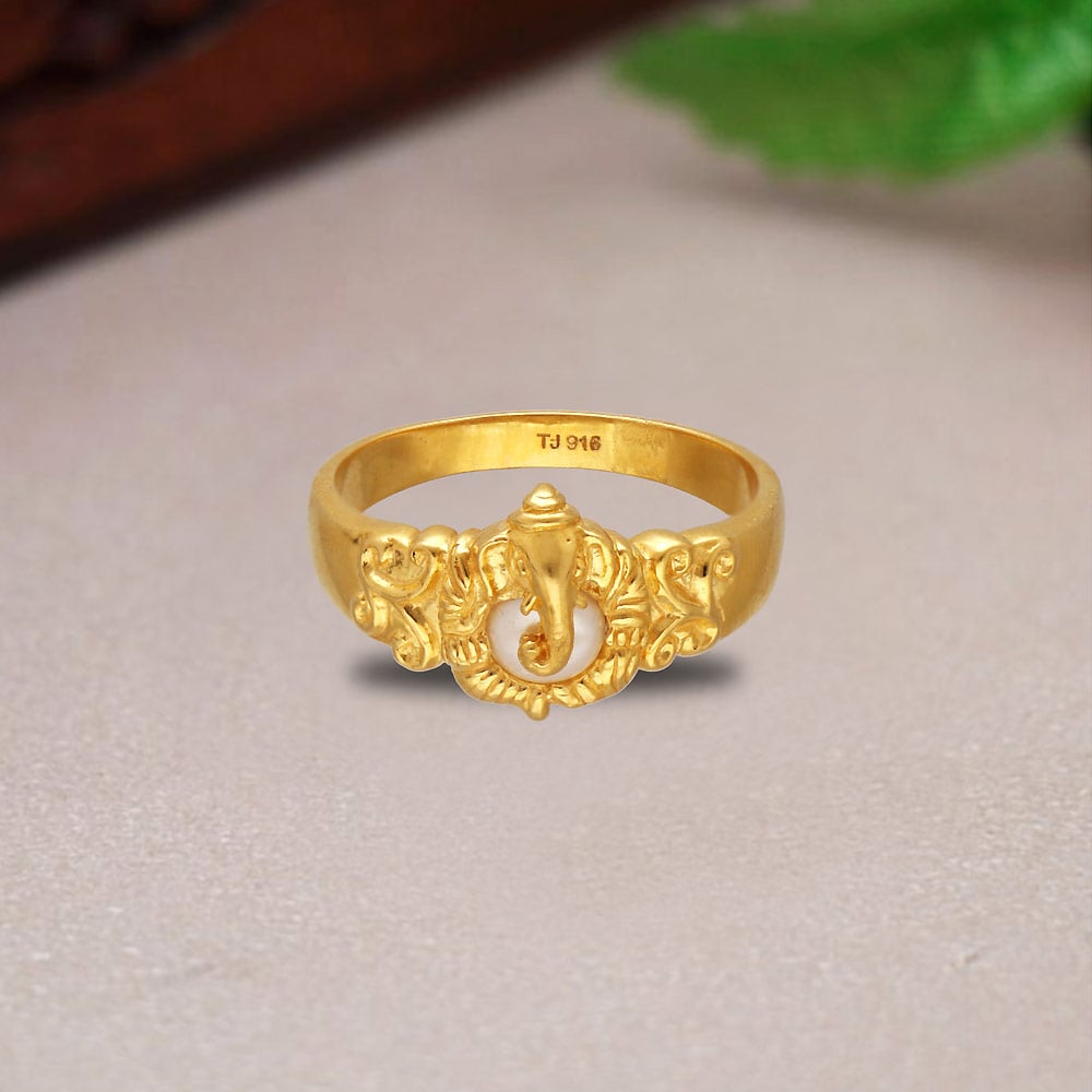 22K Traditional 6.800 Grams Ladies Gold Ring at Rs 45500 in Mumbai | ID:  2852088921673