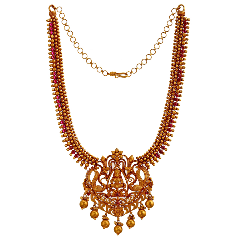 Mayura Lakshmi Gold Necklace_1