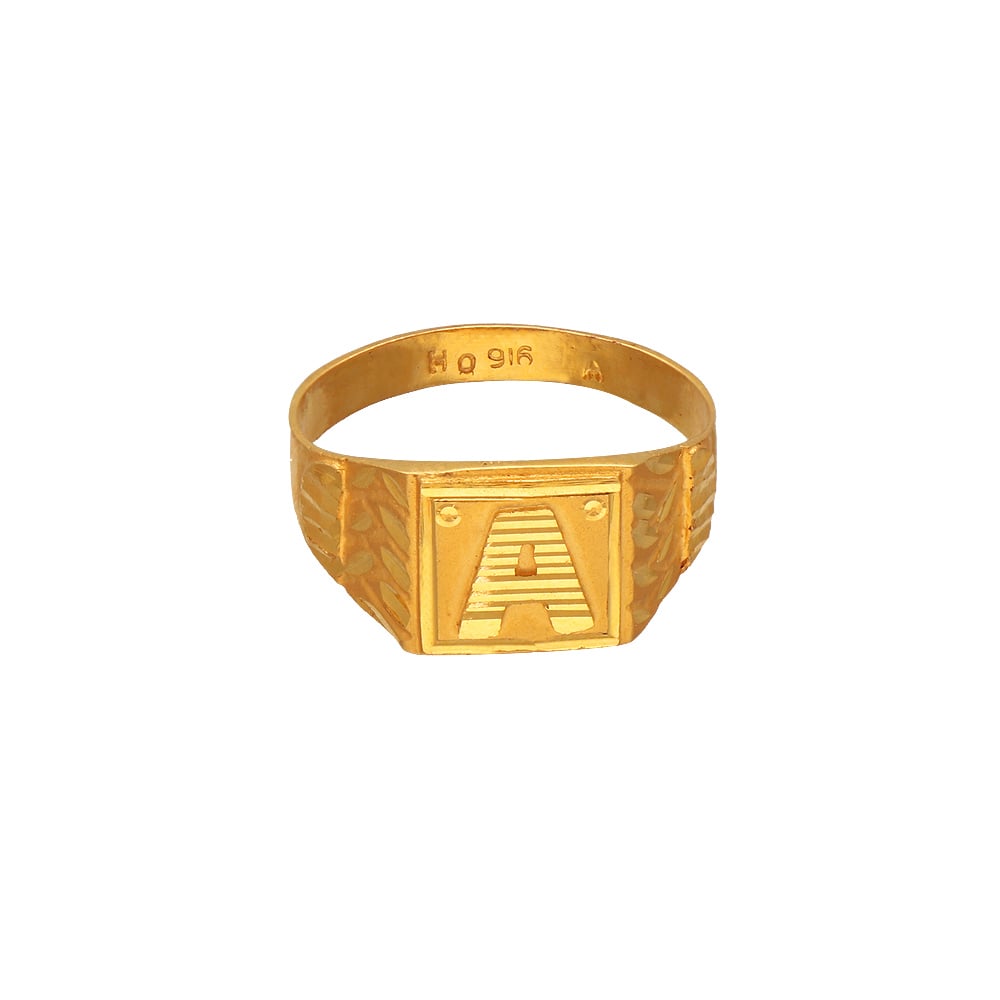 Buy 22K Plain Gold Men Ring 93VB8657 Online from Vaibhav Jewellers