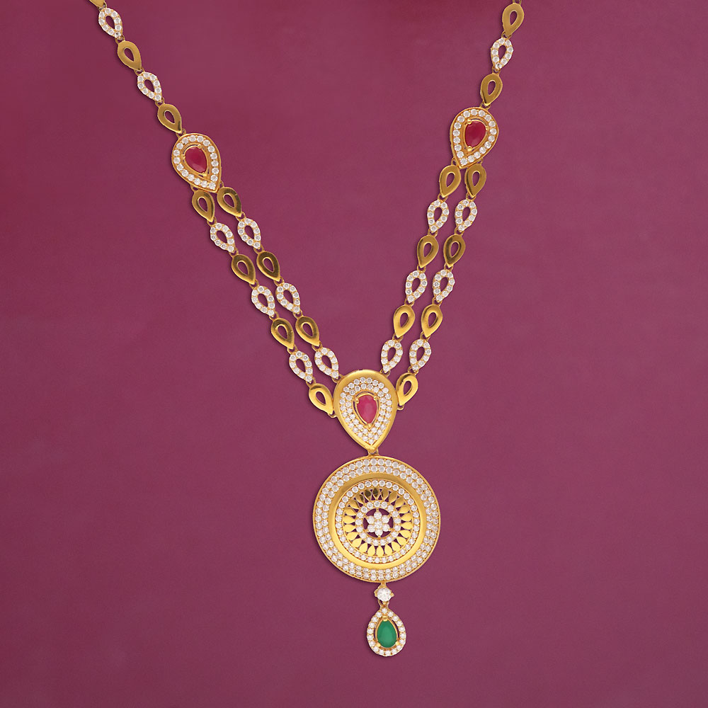 Buy quality 22kt gold necklace set gch hm3 - gft hm59 in Banda