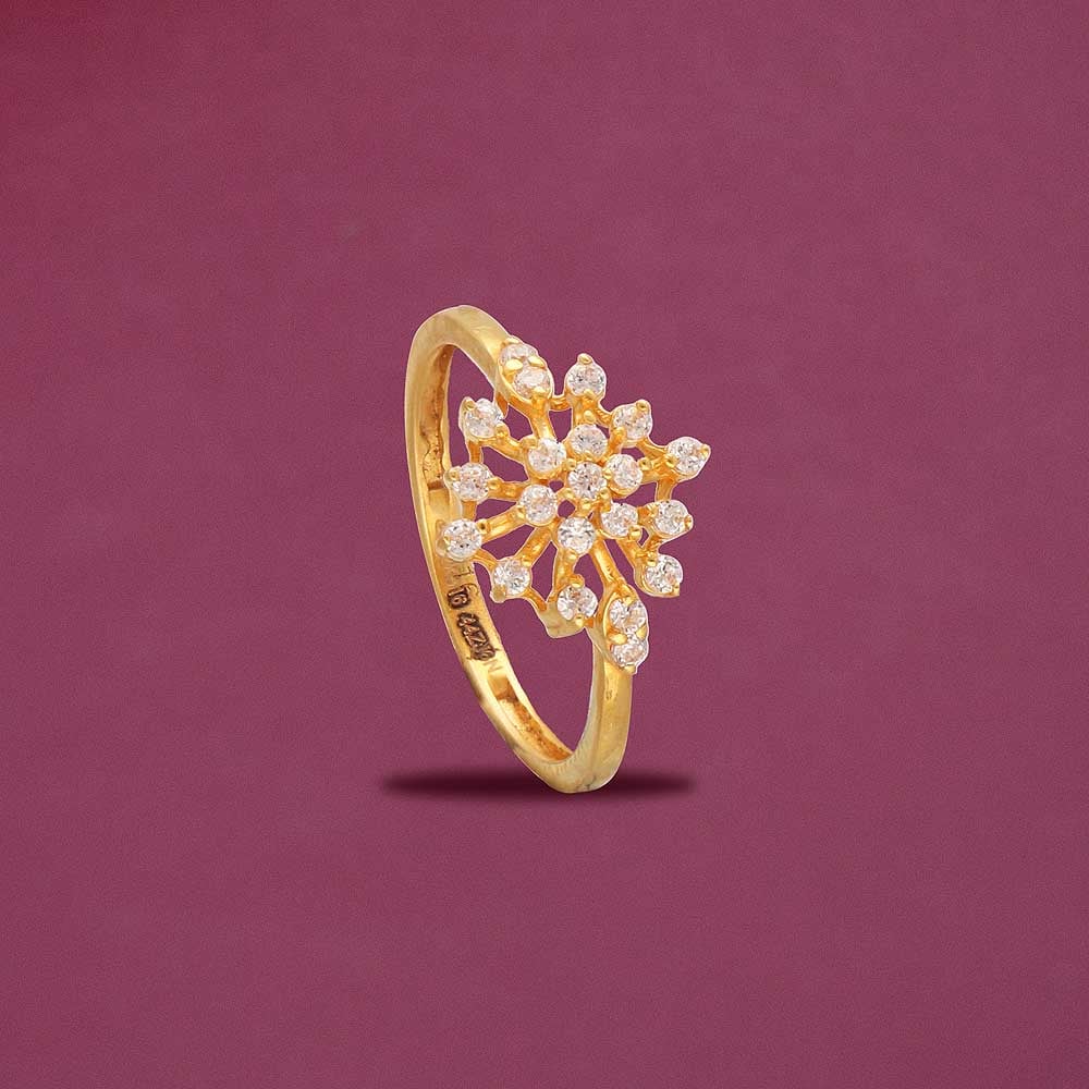 Gold tone ruby-green-white stone vanki finger ring dj-42458 – dreamjwell