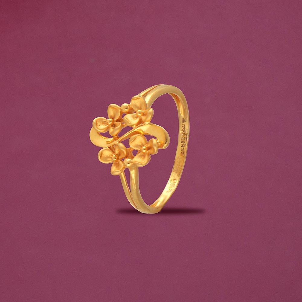 Classic Daily Wear Gold Ring - Lagu Bandhu