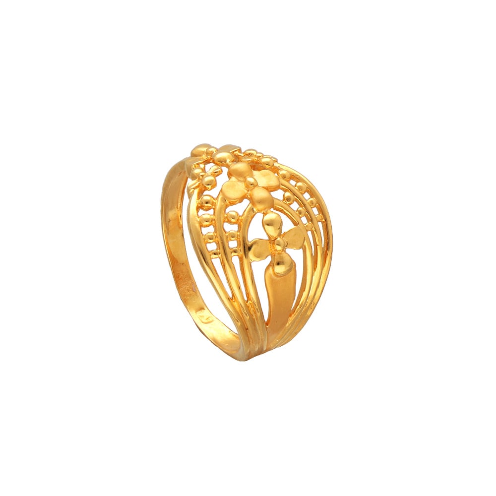 Buy 18-Carat Gold Earring Unique Design Online P N Gadgil & Sons