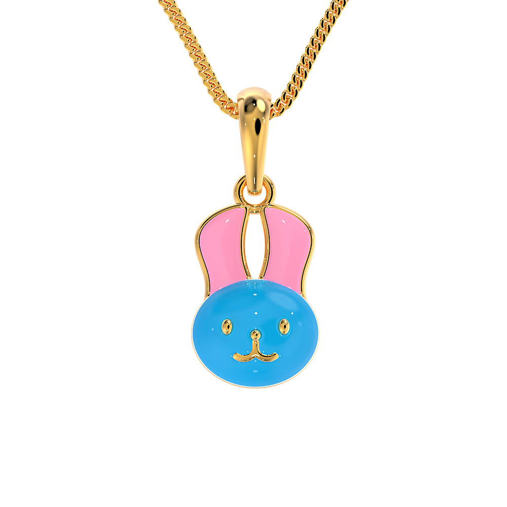 SESAME pendant in 750 thousandths pink gold from the children's