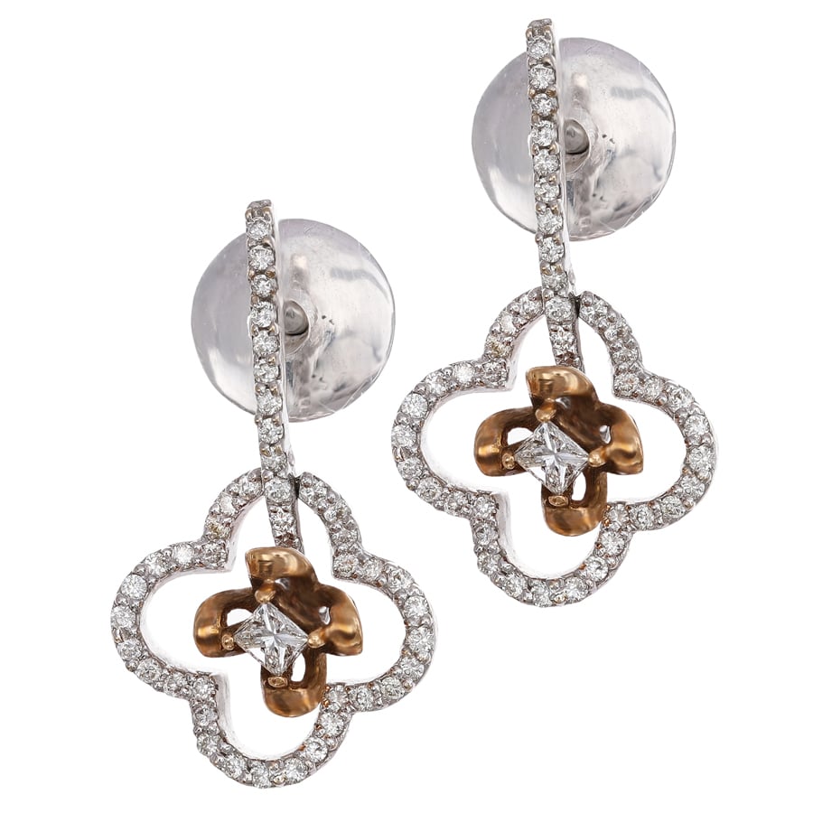 Dazzling Whitegold Diamond Earrings_1