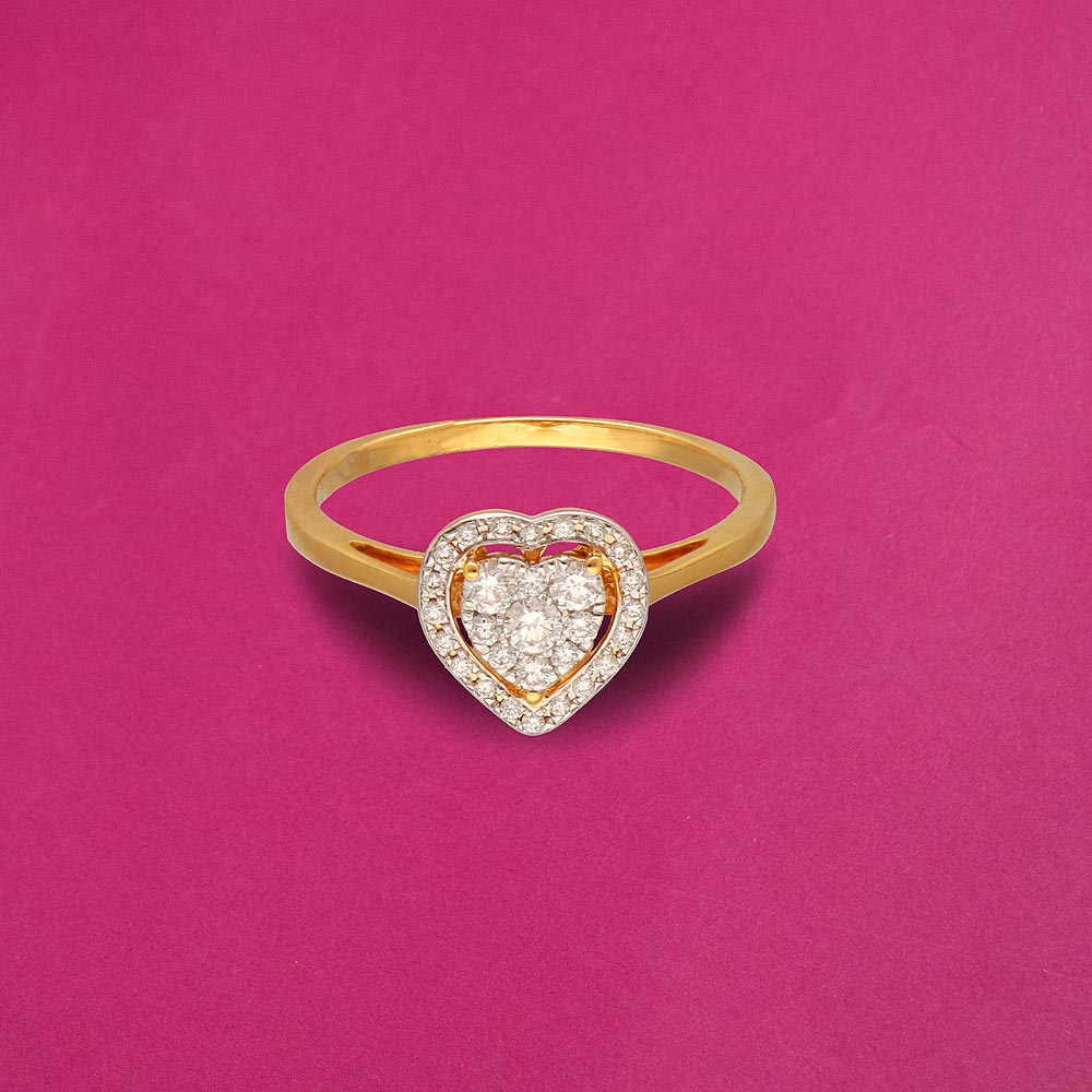 Heart Shape Halo Diamond Engagement Ring, Natural Diamond 2.3 Ct H VS2 –  Kingofjewelry.com