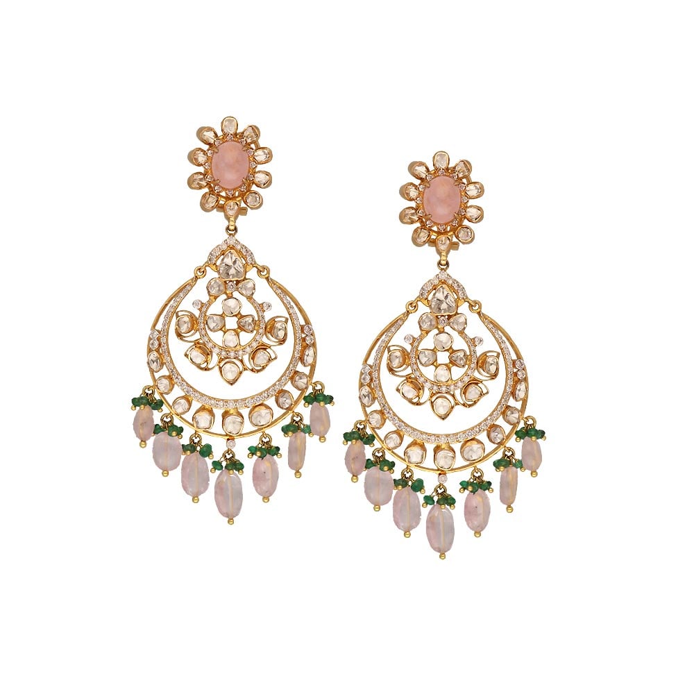 Gold Crystal Chandelier Earrings - Elizabeth Anne Designs: The Wedding Blog