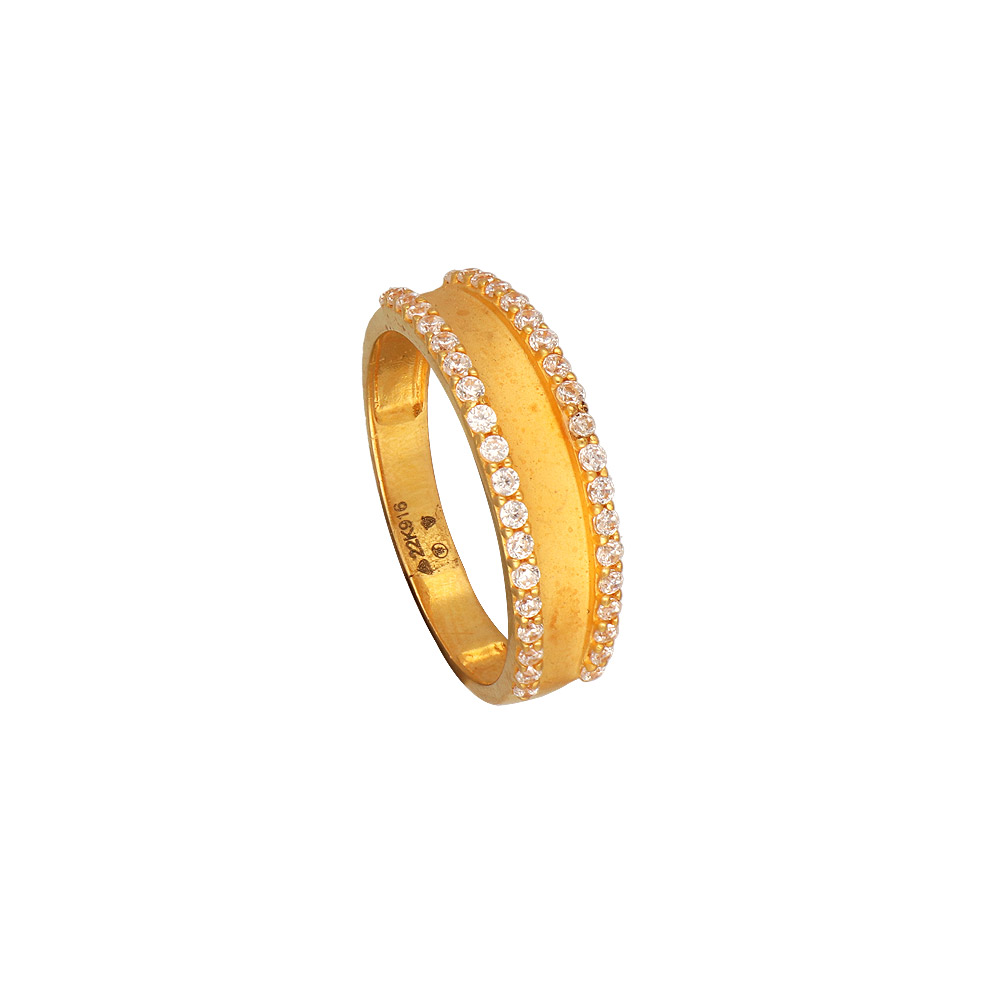 Buy quality 916 Plain Gold Peacock Design Ladies Ring in Ahmedabad