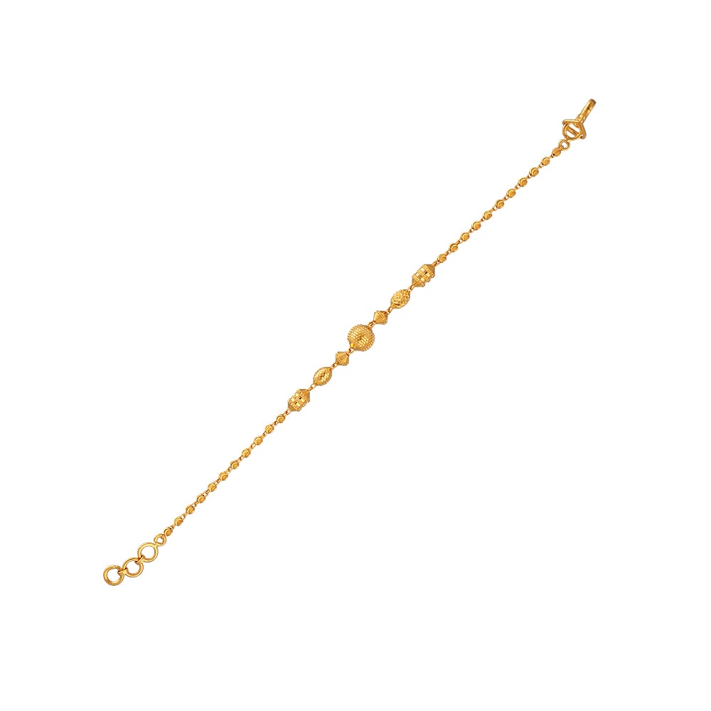 Buy 22K Gold Ladies Hand Chain Bracelet 71VB736 Online from Vaibhav  Jewellers