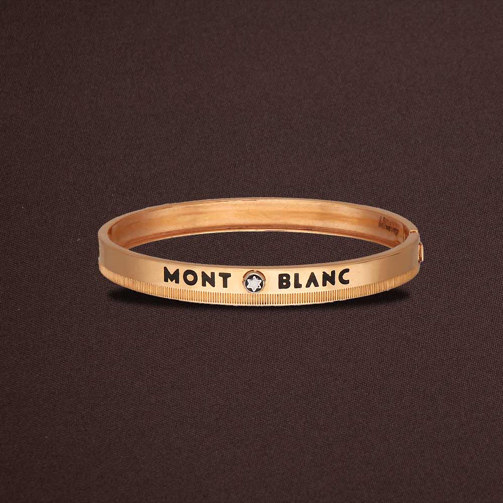 Bracelet Montblanc M Logo gold coloured - Luxury Bracelets – Montblanc® DZ