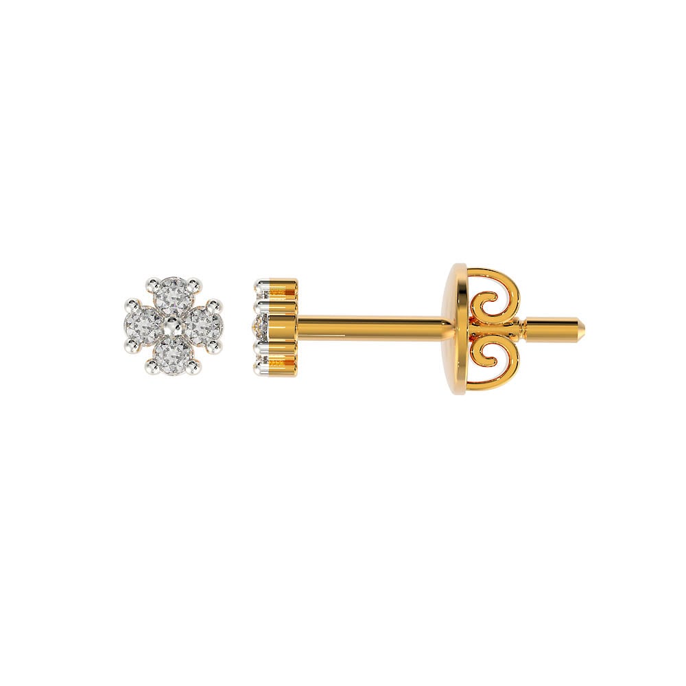 Pin by pan on 饰品 | Baby girl earrings, Baby earrings, Gold earrings for kids