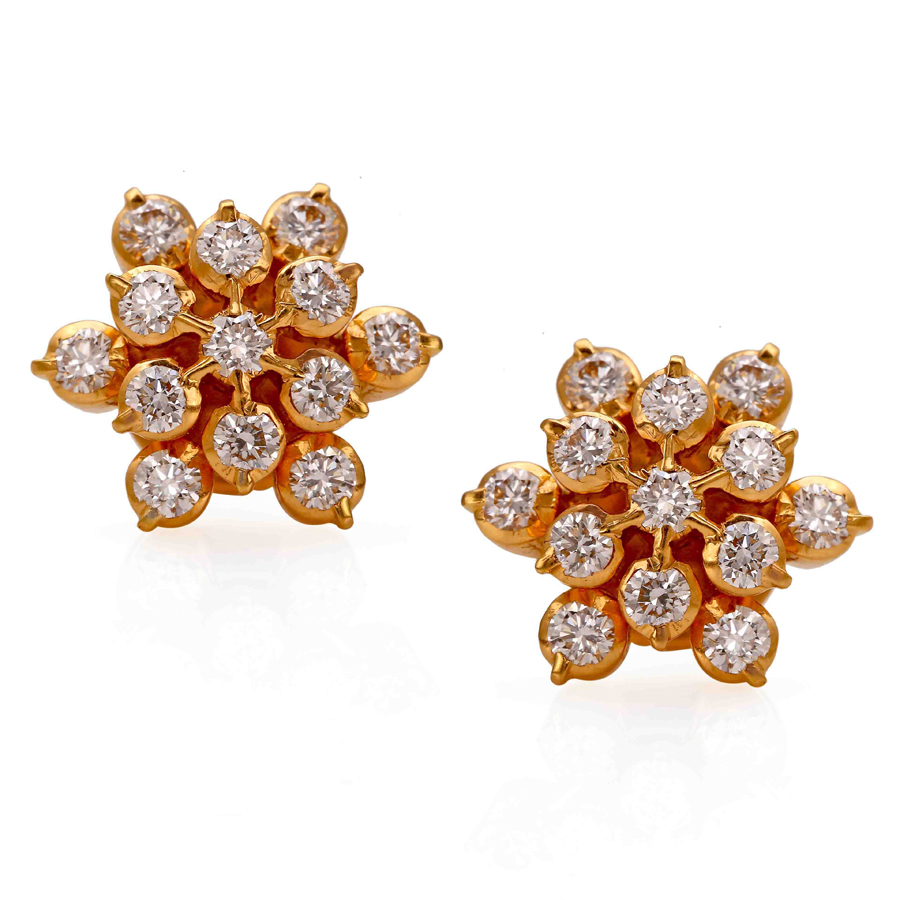 Twin Nakshatra Diamond Studs Earring_1