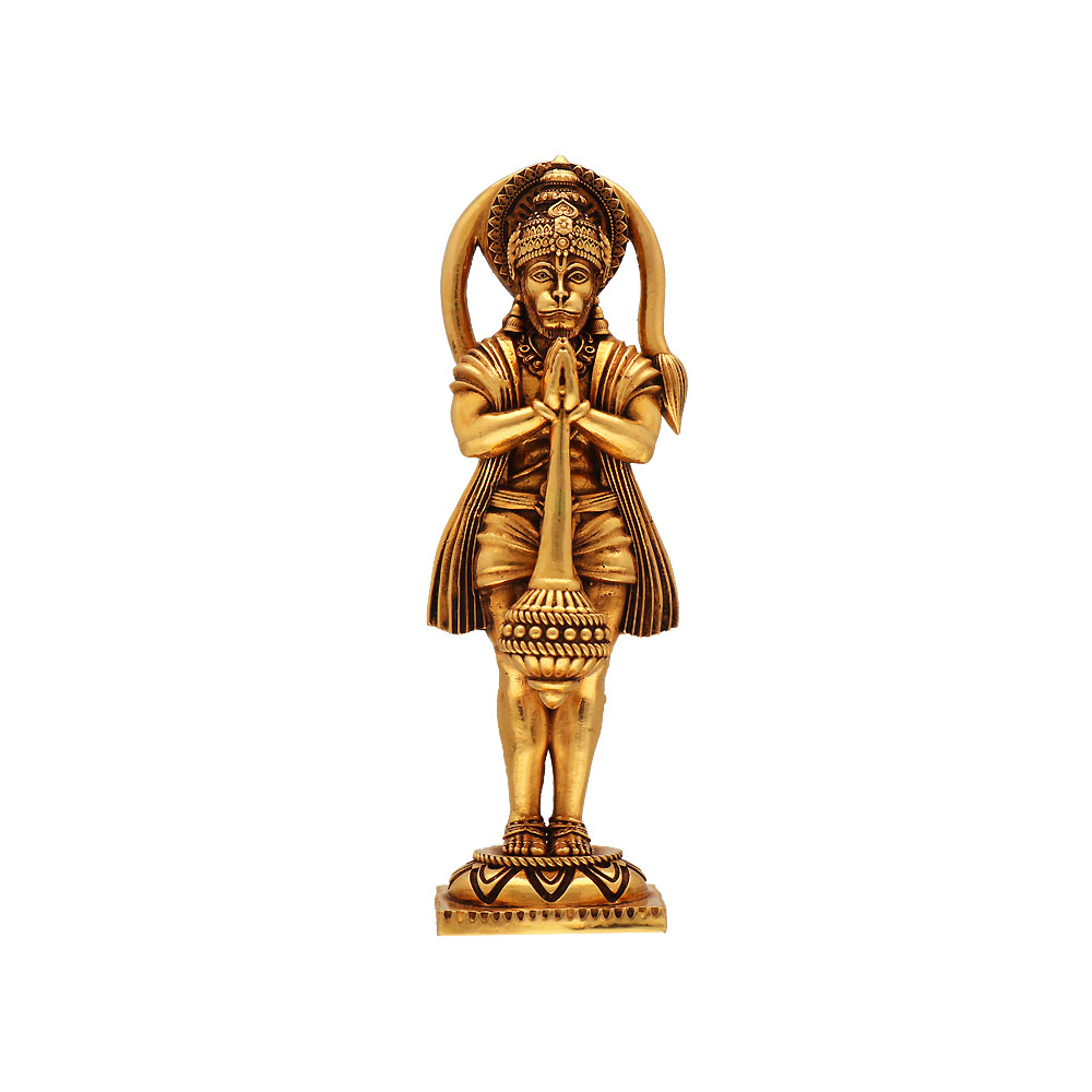Buy 22Kt Antique Gold Standing Hanuman Idol 127VG4500 Online from ...