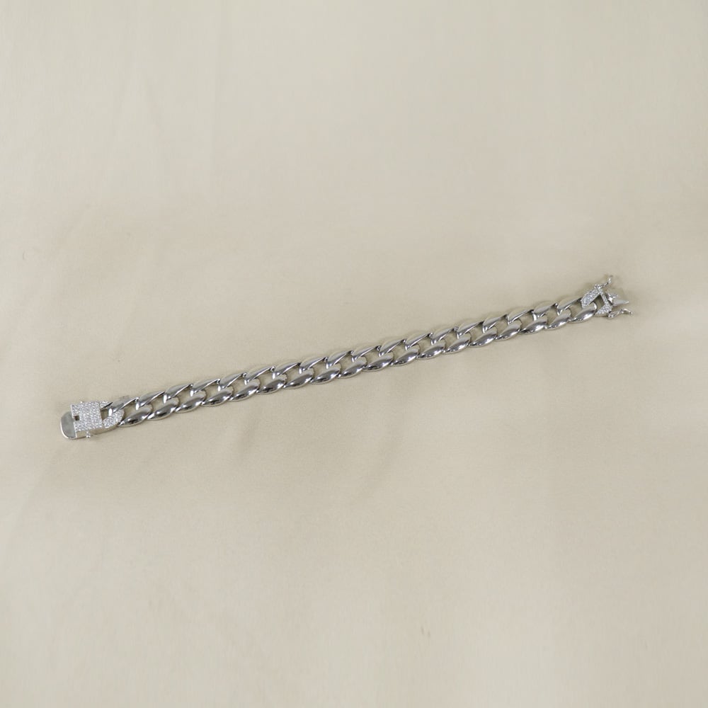 Sterling Silver 3 Strand Beaded 7.5 Bracelet Fancy Bead Beadsed:  16457554690099