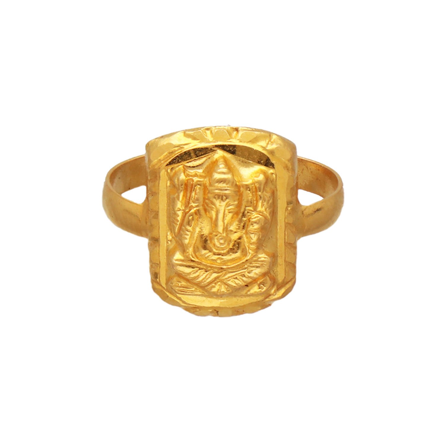Buy 22Kt Ganesh Gold Ring For Kid Boy 93VD3621 Online from Vaibhav ...