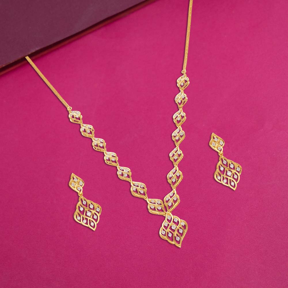 Cursive LOVE Diamond Necklace - Nazar's & Co. Jewelers