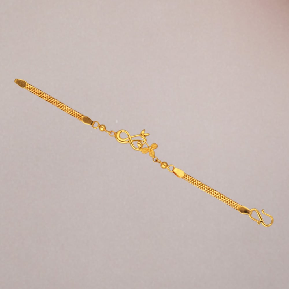 Buy Zing personalized Men's Gold Bracelet 22 KT yellow gold (16.8 gm). |  Online By Giriraj Jewellers