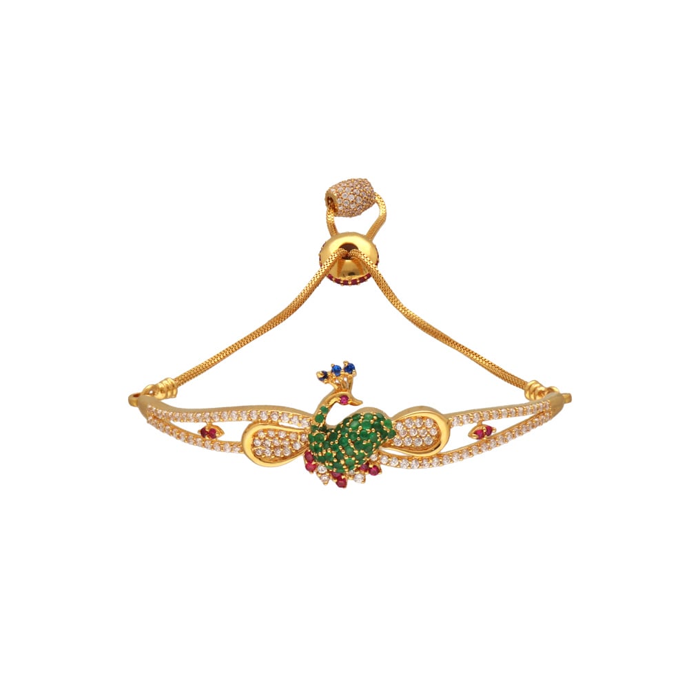 Exclusive Peacock Bracelet Bhabhi Rakhi - Babla Rakhi