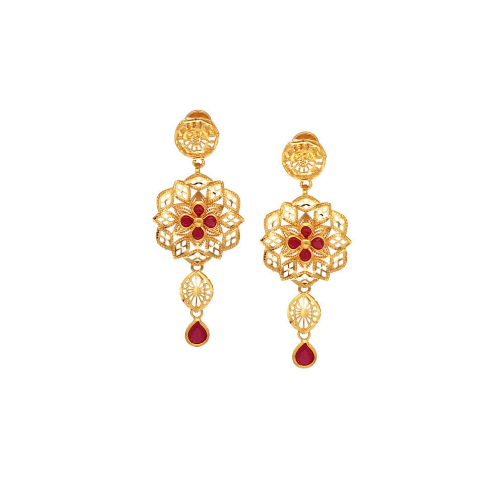Luxury Arabesque Drop Earrings for Women Turkish Vintage Long Earring  Antique Gold Plated - Etsy