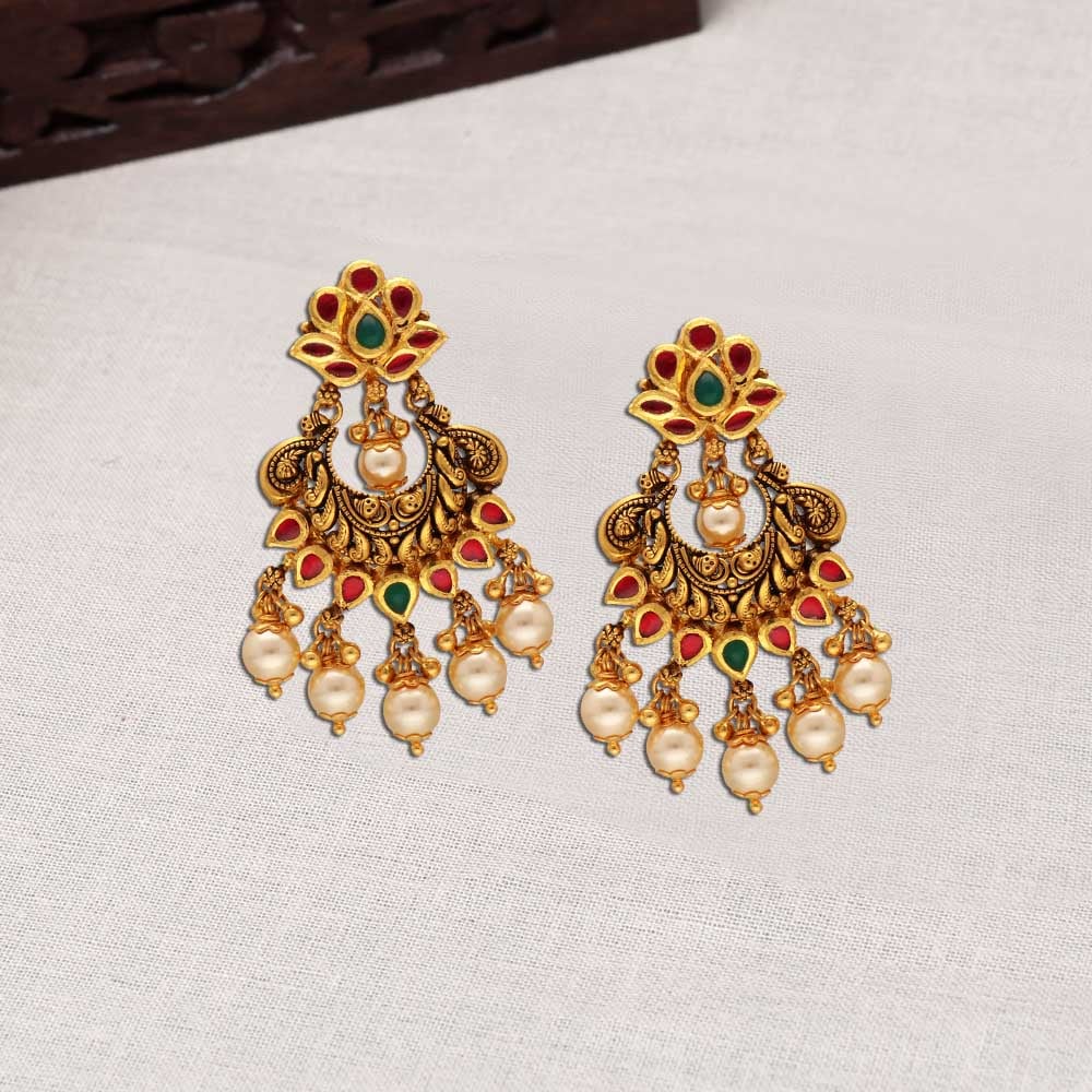 Aggregate more than 117 kundan bali earrings latest